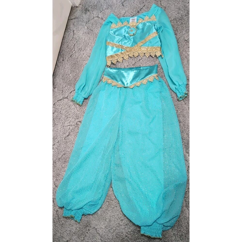 Disney Princess Jasmine Halloween Costume Girls 5/6(1086)